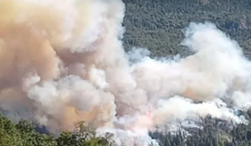 Se desató un incendio descontrolado en Cajon del Azul