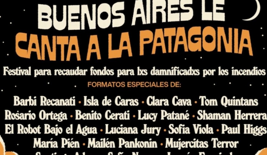 Desde Buenos Aires organizarán un festival de bandas para colaborar con donaciones por los incendios en la Patagonia