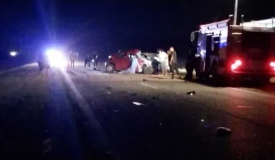Fatal choque cerca de Viedma: cuatro fallecidos