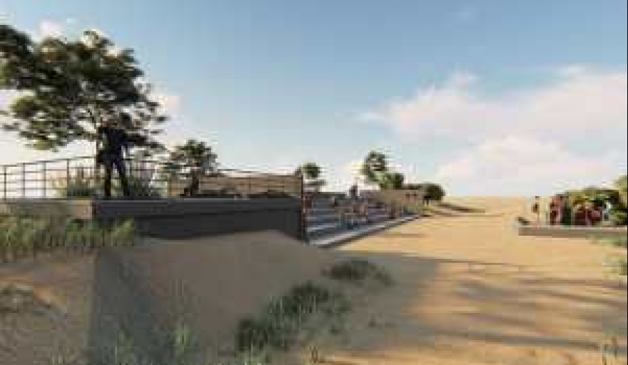 Viedma: el Municipio construirá un nuevo atractivo en el Balneario El Cóndor