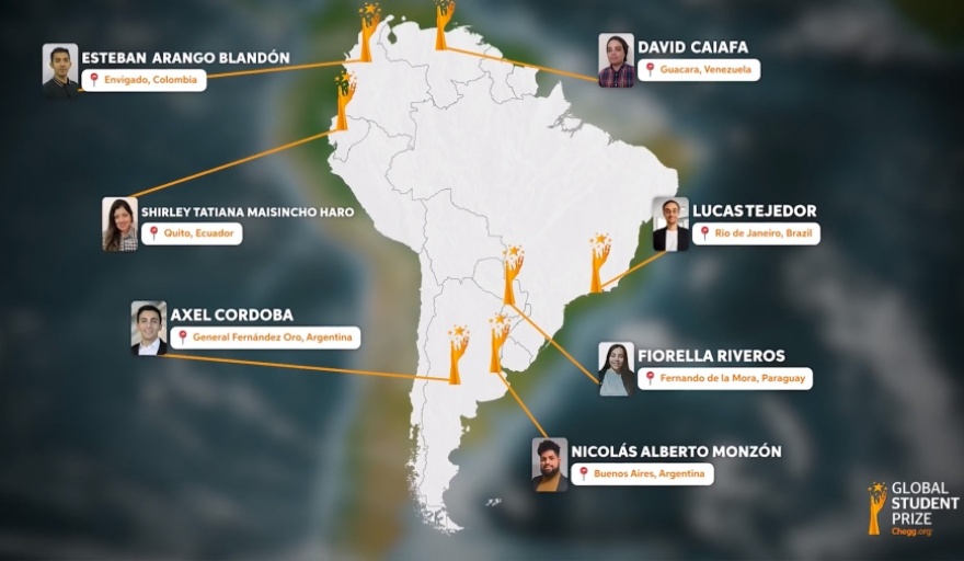 Dos argentinos entre los mejores estudiantes del mundo por Global Student Prize 2022 de Chegg.org