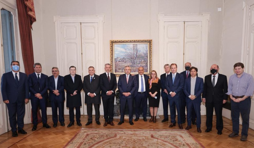 Gobernadores patagónicos participaron de la reunión con Alberto Fernández y otros mandatarios