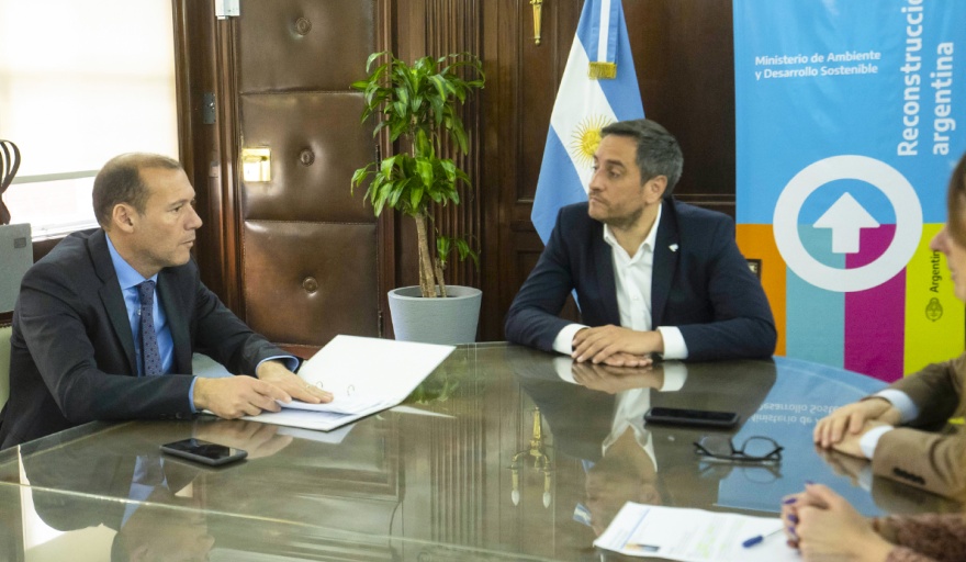 Trabajo en conjunto con Nación para afianzar la agenda ambiental neuquina