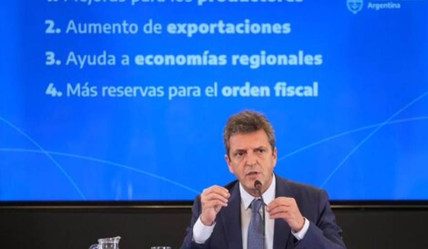 Sergio Massa anunció un dólar soja a $200 y que ingresarán unos US$5.000 durante el mes de septiembre