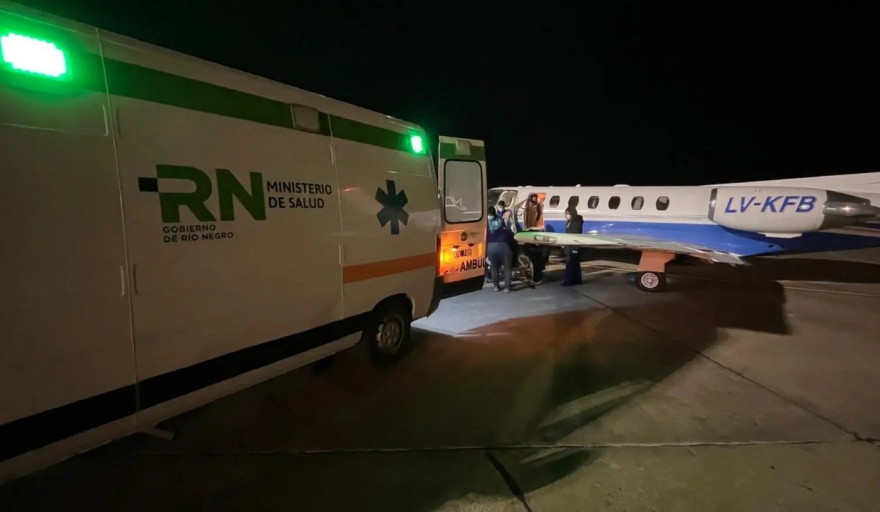 Nuevamente el avión sanitario tuvo un traslado de emergencia