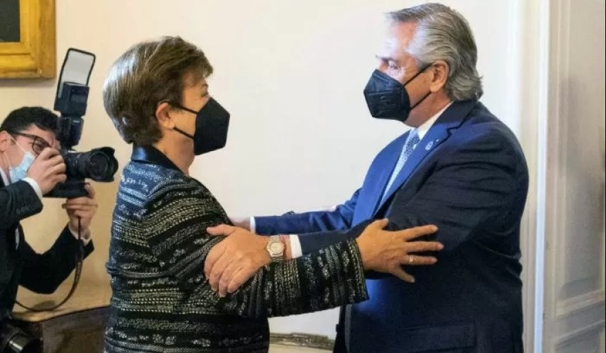 Alberto Fernández se reunió con Kristalina Georgieva para el desembolso del FMI