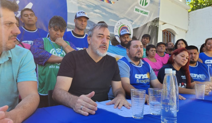 ATE y la CTA anunciaron una marcha al  Lago Escondido para el 31 de enero