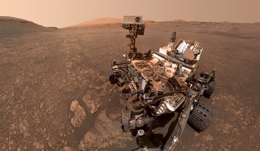 El "Curiosity" encontró rastros de un antiguo lago en Marte