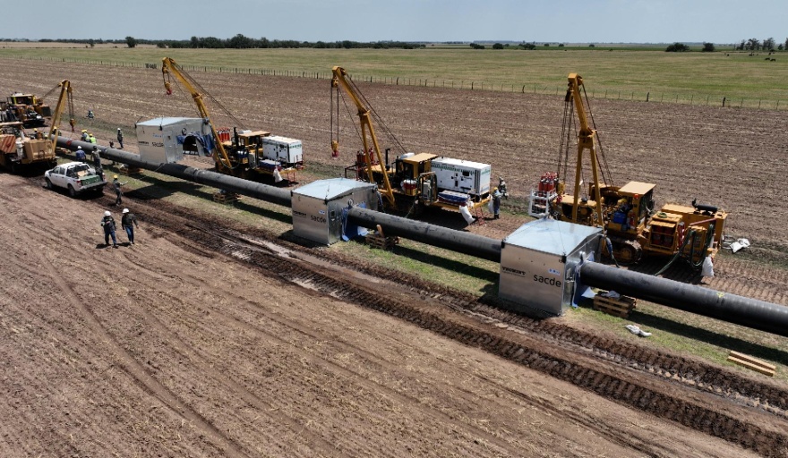 Buscan acordar el financiamiento para la construcción de un tramo del gasoducto Nestor Kirchner