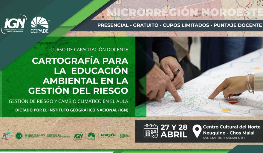 Docentes de la microrregión Noroeste se capacitarán en reducción de riesgo y cambio climático