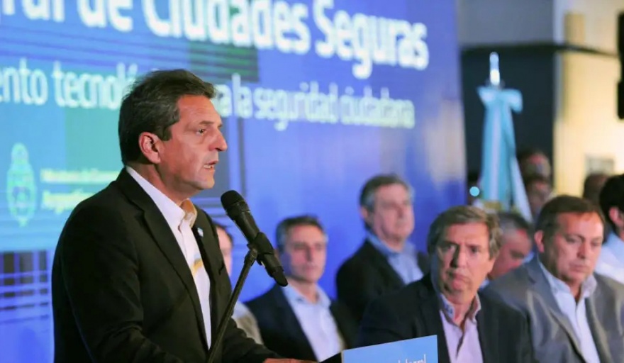 Sergio Massa: "La lucha contra la inseguridad, debe ser una política de Estado" 