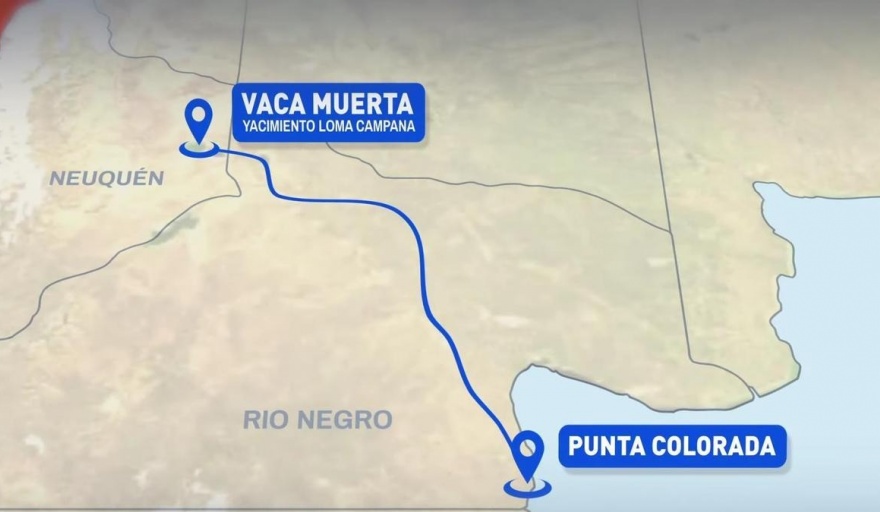 Comienza la obra del oleuducto de YPF que ira de Vaca Muerta a Sierra Grande