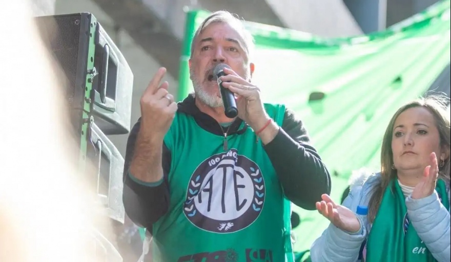 ATE: Rodolfo Aguiar exigió paritarias para lograr una recomposición salarial en un solo pago