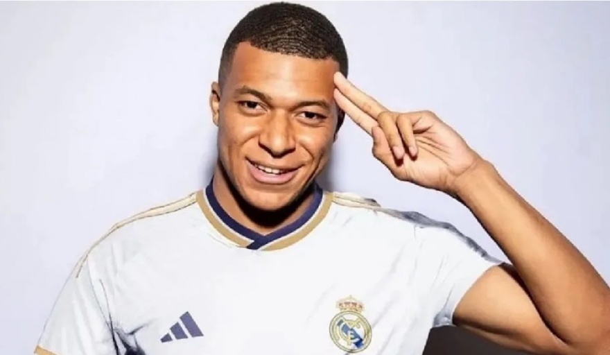 Mbappé finalmente fue presentado en el Real Madrid