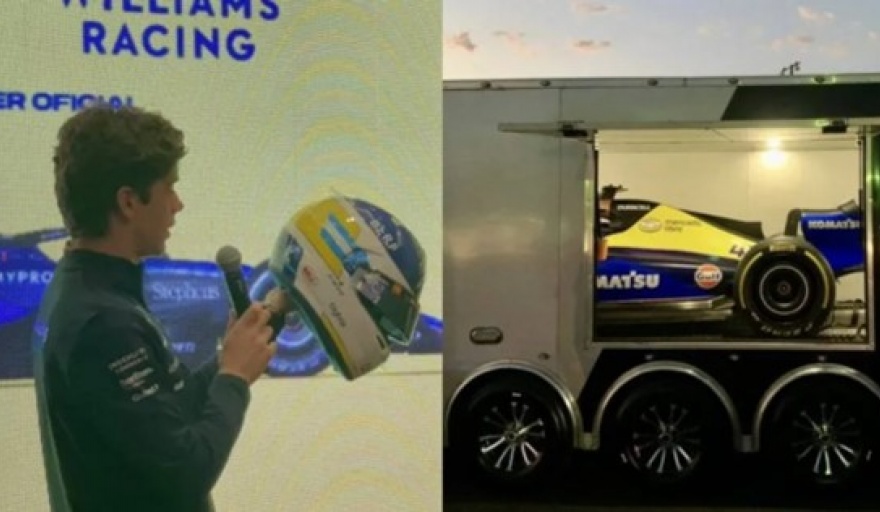 Williams estrena nuevo diseño y Colapinto utilizará un casco en homenaje a Reutemann