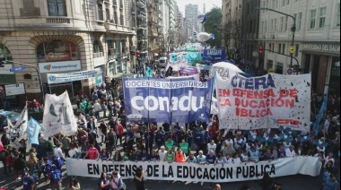 Desde las 15:30 comienza la marcha universitaria en todo el país contra el ajuste del Gobierno