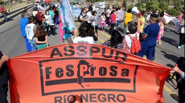 Paro de trabajadores de la Salud Pública en Río Negro