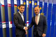 Nacho Torres se reunió con el embajador de la Unión Europea para trabajar en proyectos de energía y medioambiente