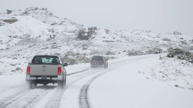 Por nieve y heladas, recomiendan circular con precaución en la ruta 22 entre Zapala y Cutral Có