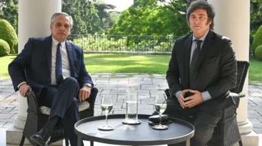 Transición presidencial: Alberto Fernández recibió a Javier MIlei