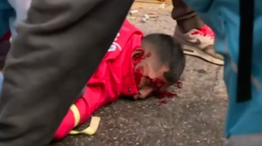 La Polícia de Bullrich y de CABA reprimió ferozmente en la 9 de Julio contra manifestantes