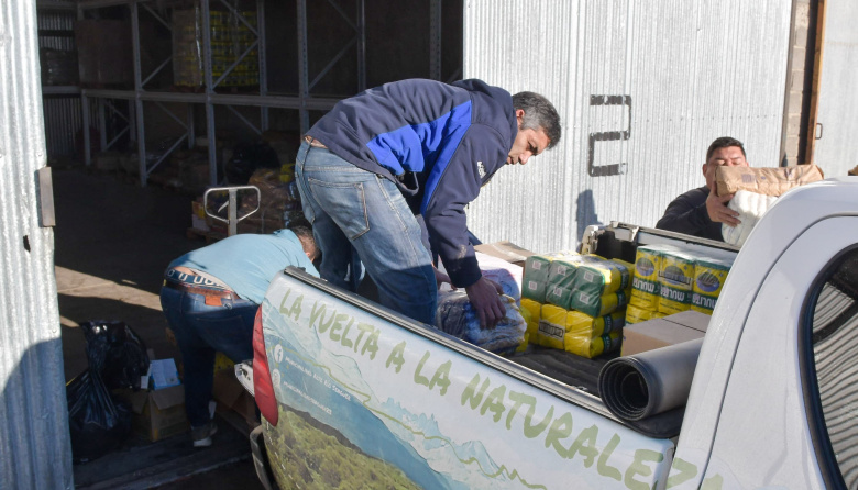 El Gobierno de Chubut refuerza el acompañamiento a municipios, comunas y vecinos afectados por el temporal