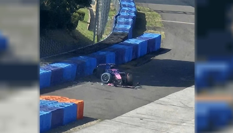 Susto para Franco Colapinto en Hungría: accidente sin consecuencias graves durante pruebas con Alpine