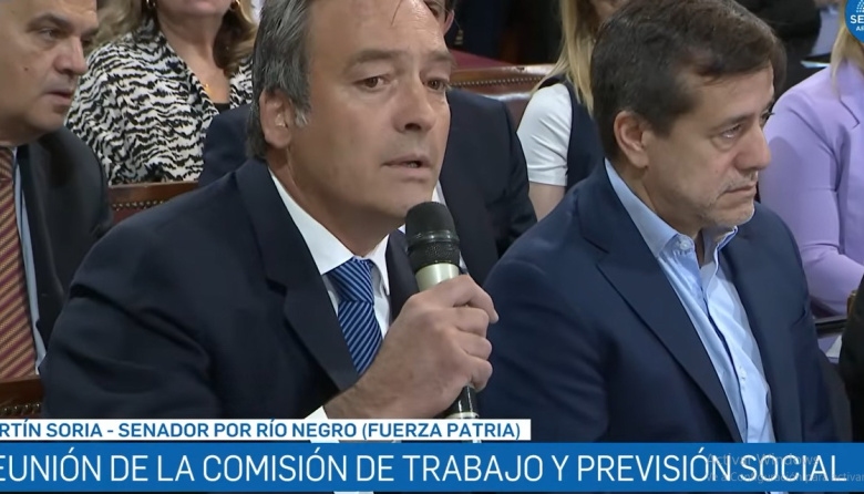 Martín Soria denunció arbitrariedades en el Senado y anticipó la judicialización del debate por la reforma laboral