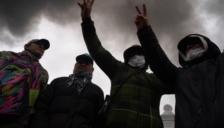 La CGT marchó al Congreso tras incidentes en Avellaneda