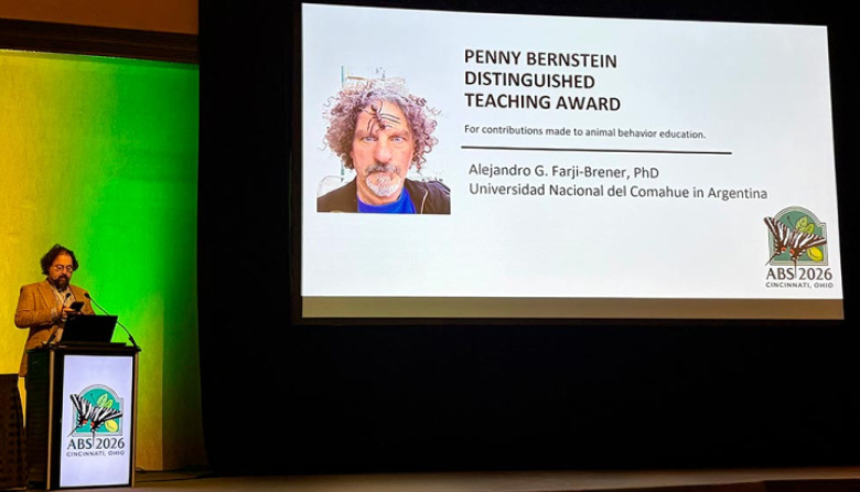 Universidad pública y ciencia: un investigador de la UNCo fue reconocido en el mundo por su trayectoria