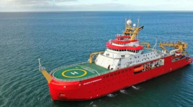 Detectan un buque británico trasladándose ilegalmente por mar argentino