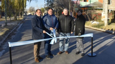 Importante obra: inauguraron 40 cuadras de asfalto en Neuquén Capital