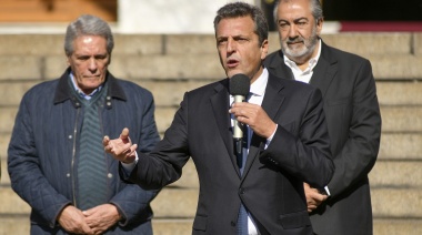 Acto de la CGT en apoyo a Massa