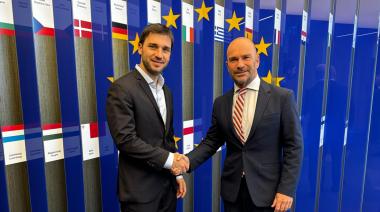 Nacho Torres se reunió con el embajador de la Unión Europea para trabajar en proyectos de energía y medioambiente