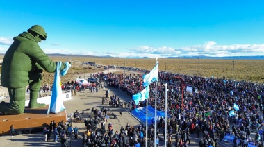 Zapala inauguró el Monumento al Soldado de Malvinas más grande del país