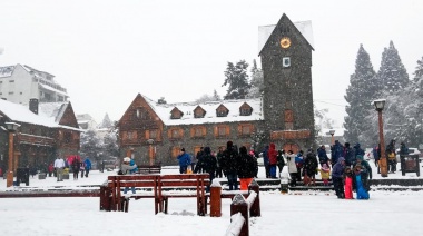 Gran nevada en Bariloche: 40 cm acumulados en 12 horas