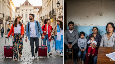 Viajes al exterior y hambre en casa: la Argentina de las dos velocidades