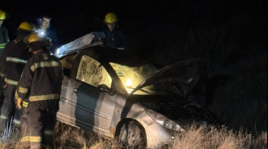 Fin de semana con dos siniestros viales en Río Negro: un vuelco en Ruta 250 y una muerte en Allen