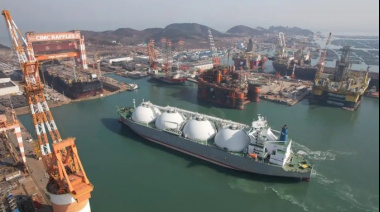 Río Negro celebró la histórica inversión del segundo buque de GNL