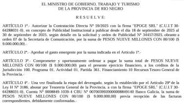 Legisladores piden explicaciones al gobierno rionegrino por millonaria contratación de una consultora vinculada a LLA