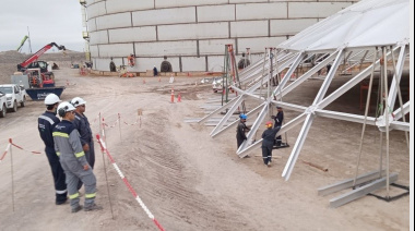 Allen: Río Negro inspeccionó una obra de Vaca Muerta Sur y exigió mejoras ambientales
