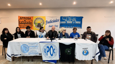 Santa Cruz: paritarias trabadas y nueva movilización del Frente Sindical