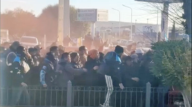 Conflicto por trabajo local en Puerto Madryn: la pelea entre UOCRA y una empresa terminó en un choque con el SUPA