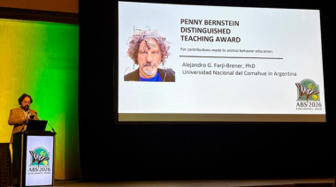 Universidad pública y ciencia: un investigador de la UNCo fue reconocido en el mundo por su trayectoria