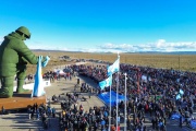 Zapala inauguró el Monumento al Soldado de Malvinas más grande del país