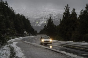 Piden extrema precaución por nieve en la Ruta 40 entre Bariloche y El Bolsón
