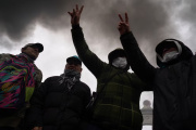 La CGT marchó al Congreso tras incidentes en Avellaneda