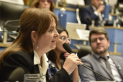 Odarda desmintió una fake news sobre la fruticultura y apuntó contra Palmieri y Valeri