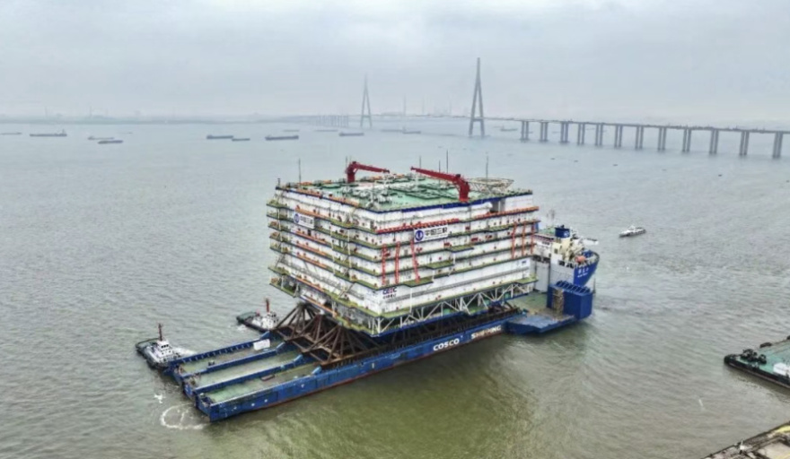 China instala la mayor estación conversora eólica offshore del mundo